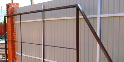 Комплект STANDART для откатных ворот с шиной 6,5 м + каркас 4000х2000 мм GateMotors)